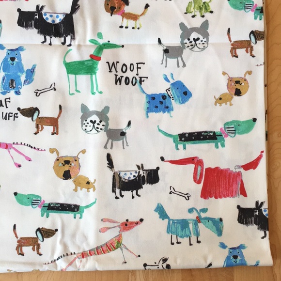 Painted Dog Print Duck Cloth Fabric - Picture 6 of 12